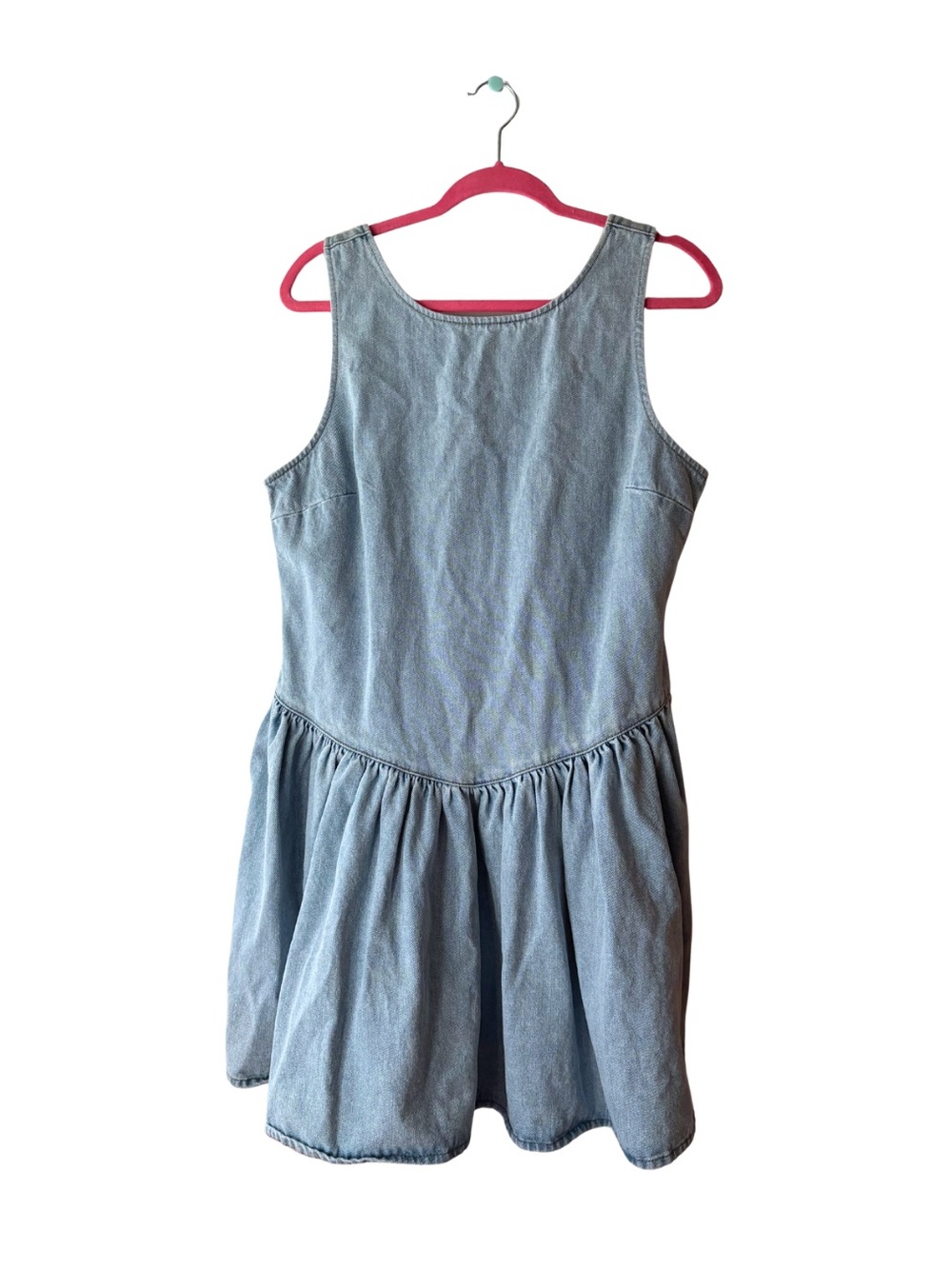 Miss Selfridge Light Blue Wash Denim Dress